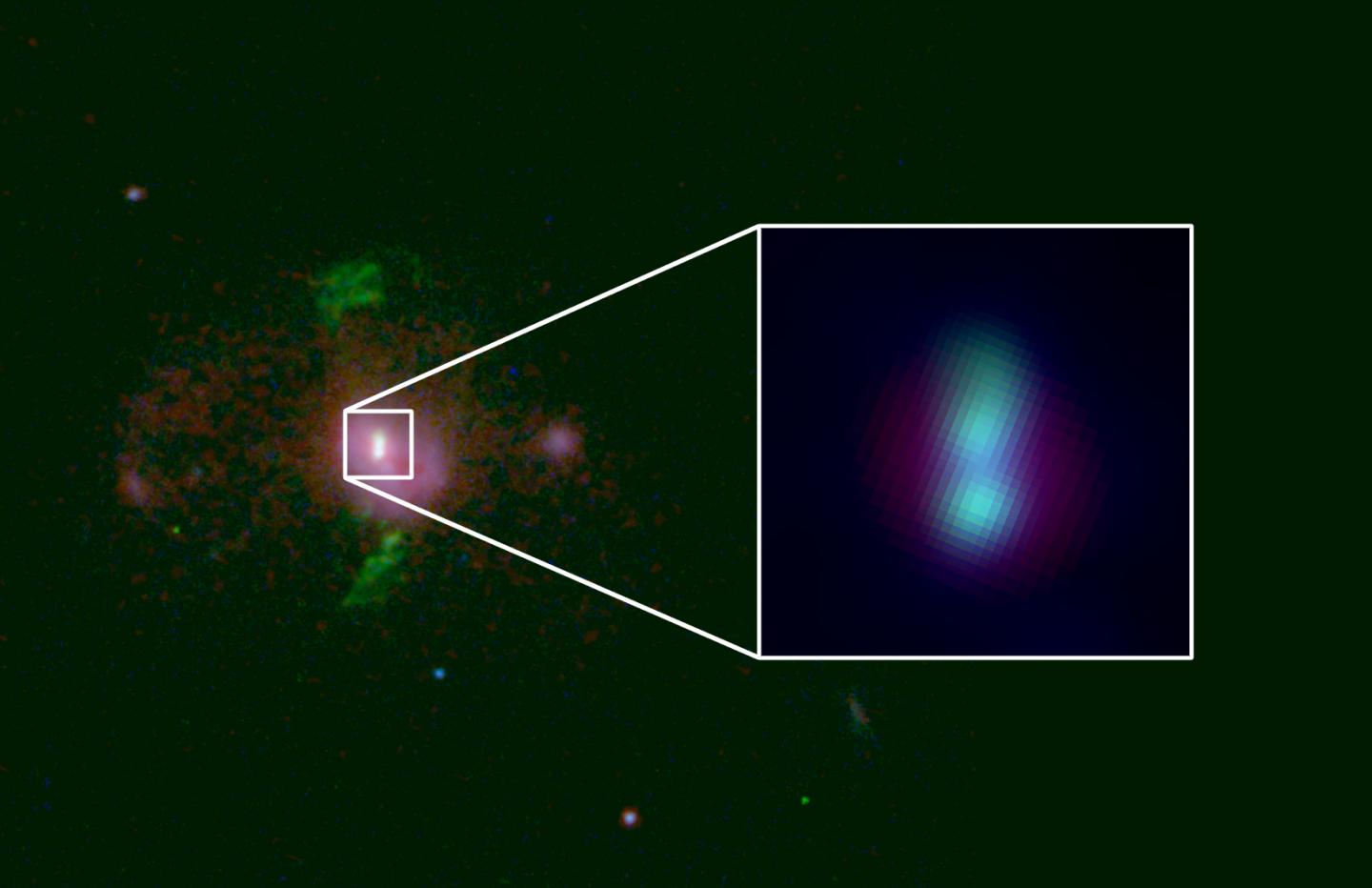 Pair of supermassive black holes discovered on a collision course
